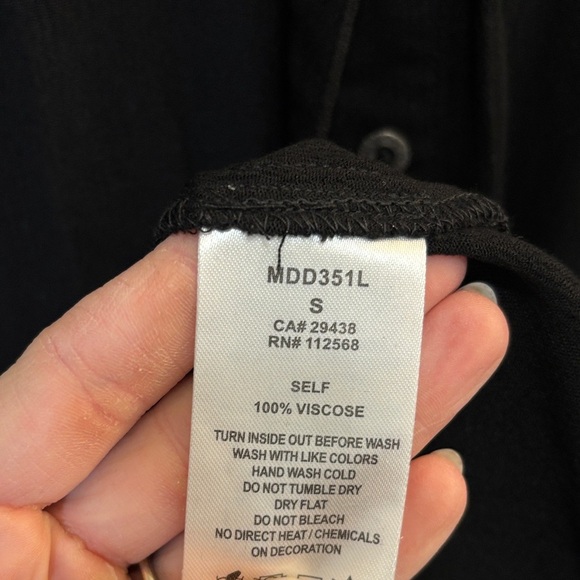 Miss Me Black Embellished Backless Dress - Picture 4 of 4